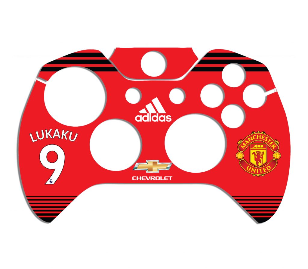 Manchester United Xbox One Controller Skin Any Name and Number Peel Perfect Stickers