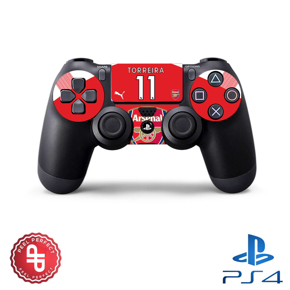 Arsenal PS4 Controller Skin - Any Name Number - Stickers