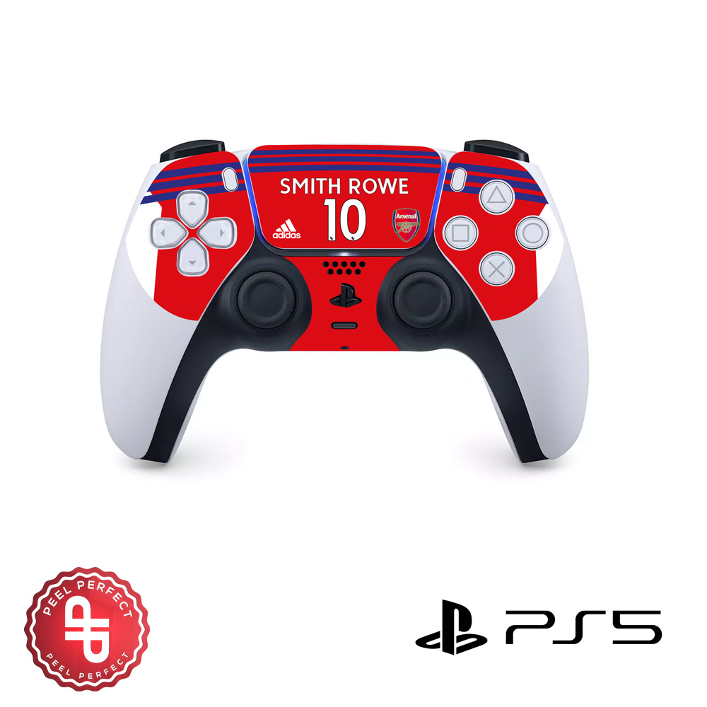 Arsenal PS5 Controller Skin - Any Name and - 2021-22 - Peel Perfect Stickers